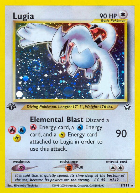 Lugia - 009/111 - Holo Rare - NM - Unlimited Holofoil
