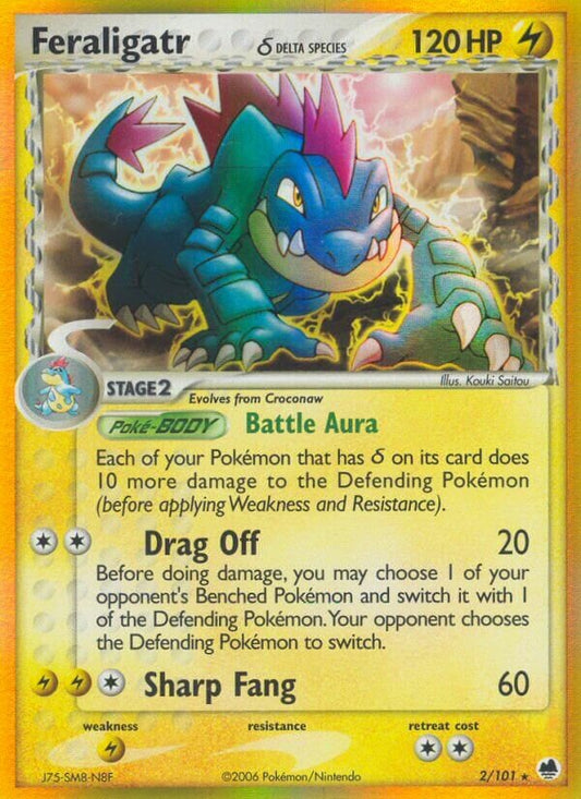 Feraligatr - 2/101 - Holo Rare - NM - Holofoil