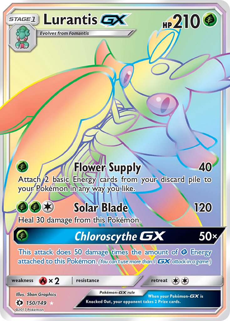 Lurantis-GX - 150/149 - Rare Rainbow - NM - Holofoil