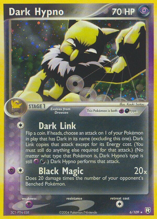 Dark Hypno - 6/109 - Holo Rare - NM