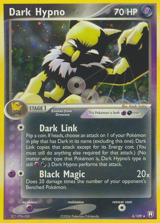 Dark Hypno - 6/109 - Holo Rare - NM