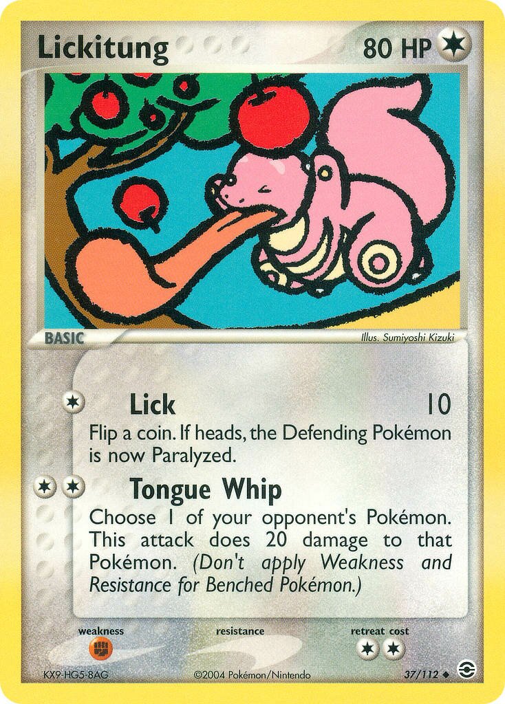 Lickitung - 37/112 - Uncommon - NM