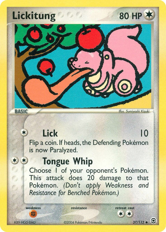 Lickitung - 37/112 - Uncommon - NM