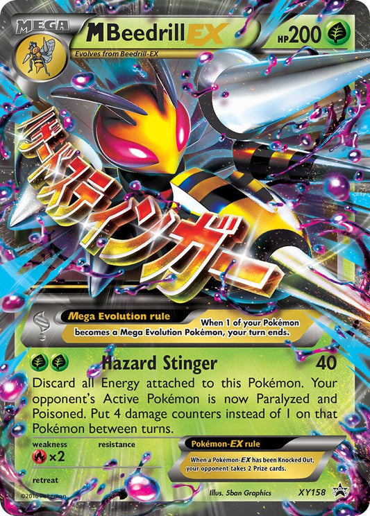 M Beedrill EX - XY158 - Promo - NM - Holofoil