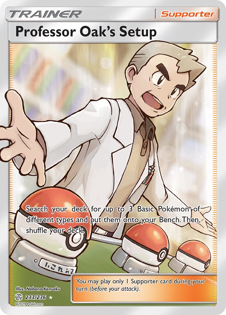 Professor Oak's Setup - 233/236 - Ultra Rare - NM - Holofoil