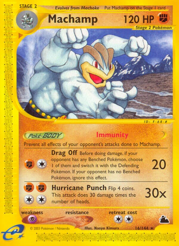 Machamp - 016/144 - Rare - NM - Reverse Holofoil
