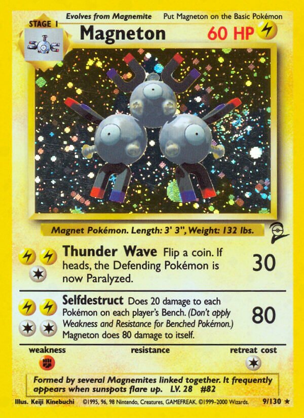 Magneton - 009/130 - Holo Rare - NM - Holofoil