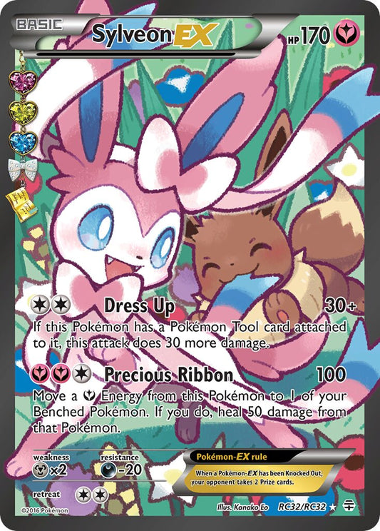 Sylveon EX - RC32/RC32 - Ultra Rare - NM - Holofoil