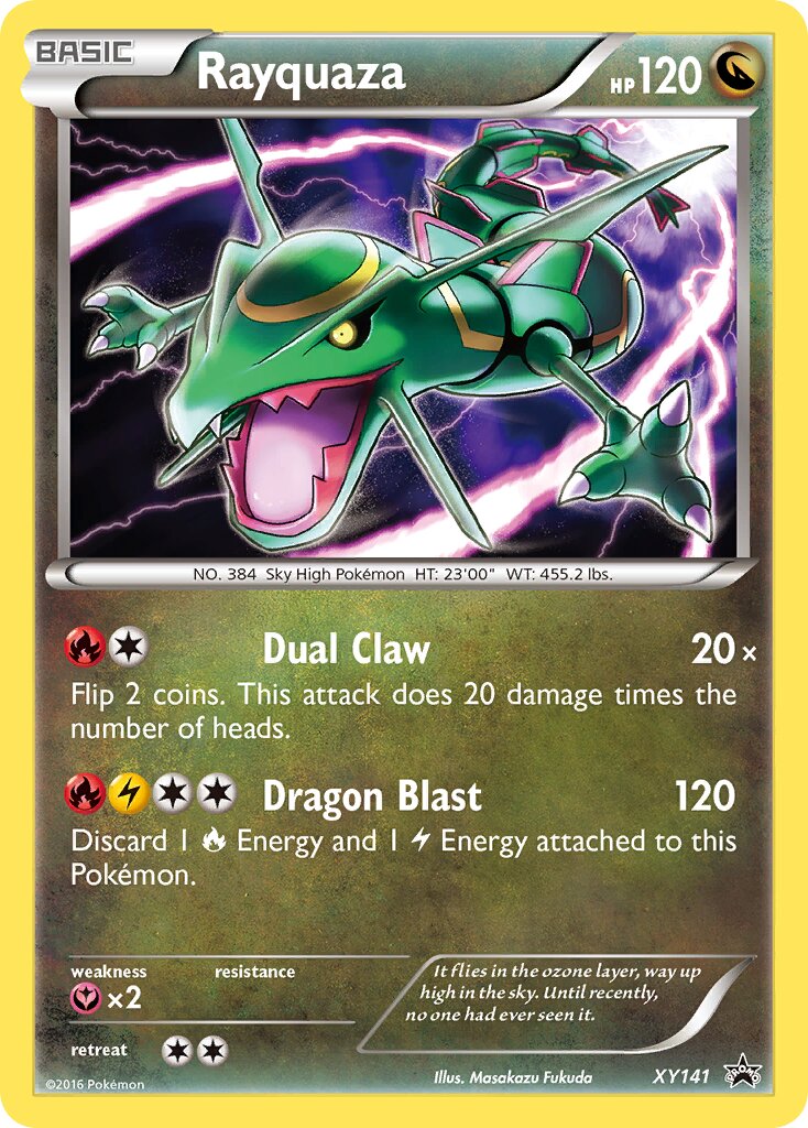 Rayquaza - XY141 - Promo - NM - Holofoil