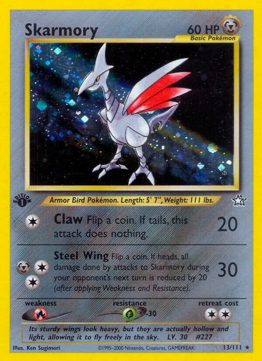 Skarmory - 013/111 - Holo Rare - NM - Unlimited Holofoil