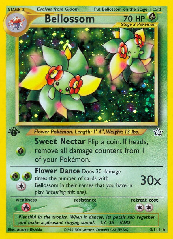 Bellossom - 003/111 - Holo Rare - NM - Unlimited Holofoil