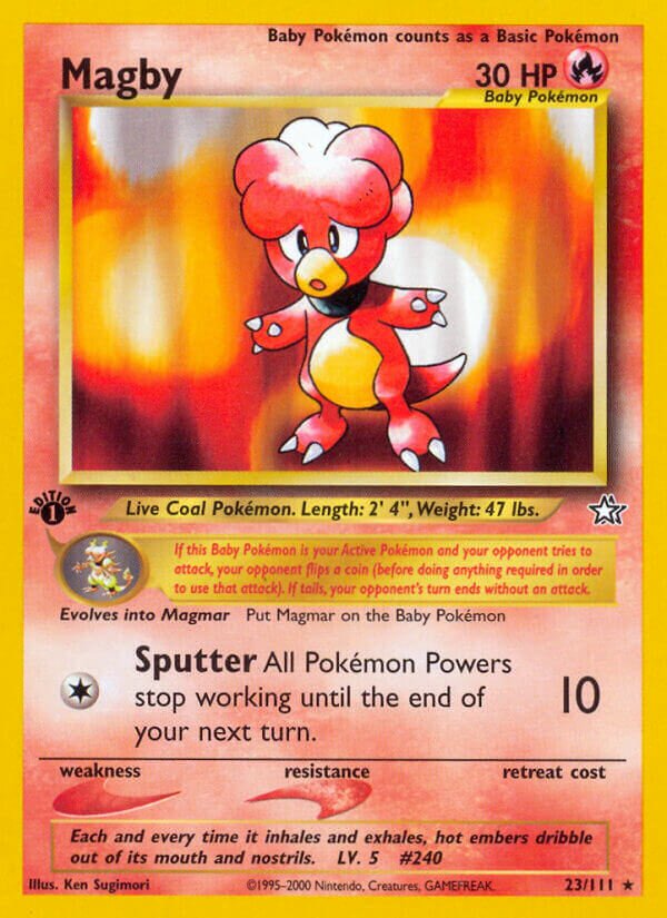 Magby - 023/111 - Rare - NM - 1st Edition