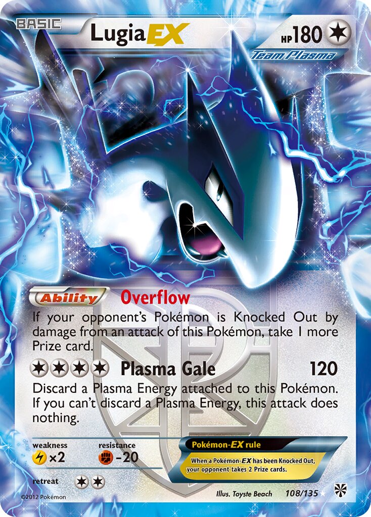 Lugia EX - 108/135 - Rare Holo EX - NM - Holofoil