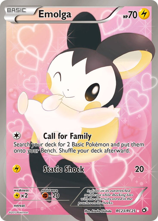 Emolga - RC23/RC25 - Ultra Rare - NM - Holofoil