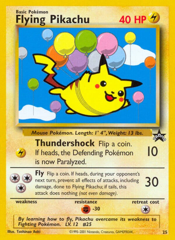 Flying Pikachu - 25/53 - Promo - NM