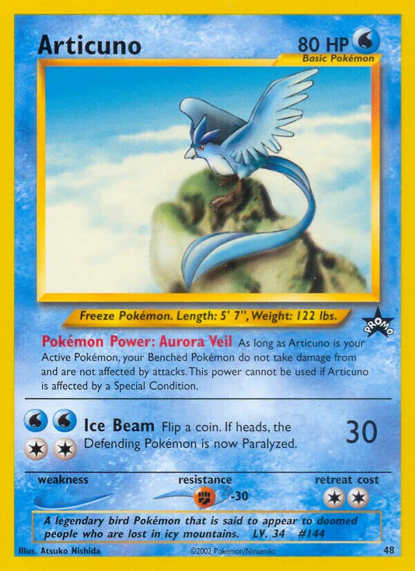 Articuno - 48/53 - Promo - NM