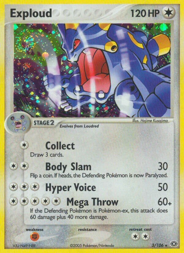 Exploud - 3/106 - Holo Rare - NM - Holofoil