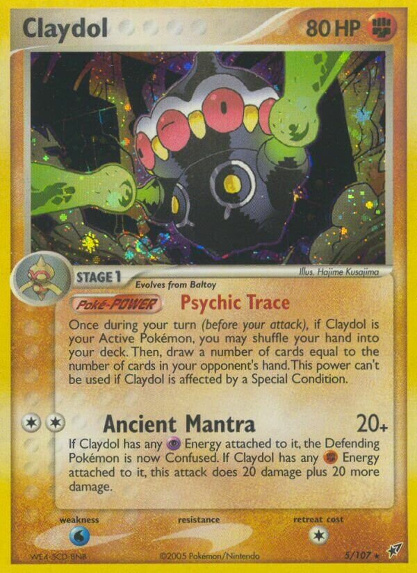 Claydol - 5/107 - Holo Rare - NM - Holofoil