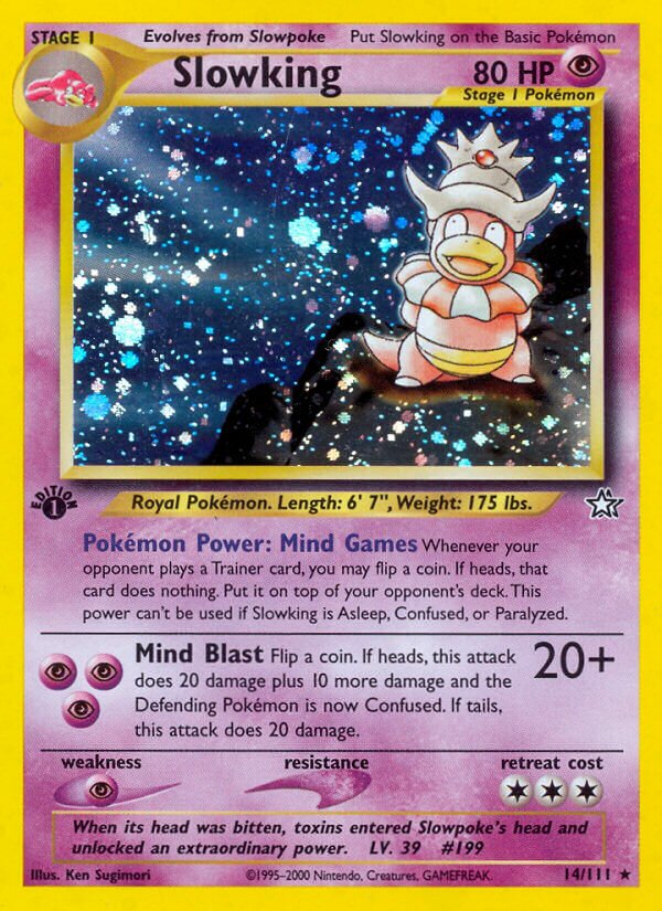 Slowking - 014/111 - Holo Rare - NM - Unlimited Holofoil