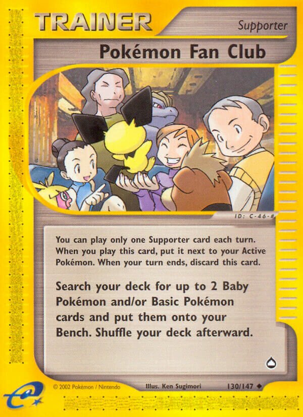 Pokémon Fan Club - 130/147 - Uncommon - NM