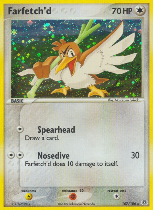 Farfetch'd - 107/106 - Rare Secret - NM - Holofoil