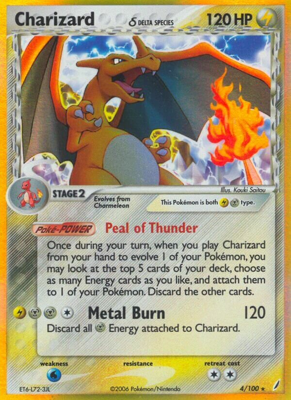 Charizard - 4/100 - Holo Rare - NM - Holofoil