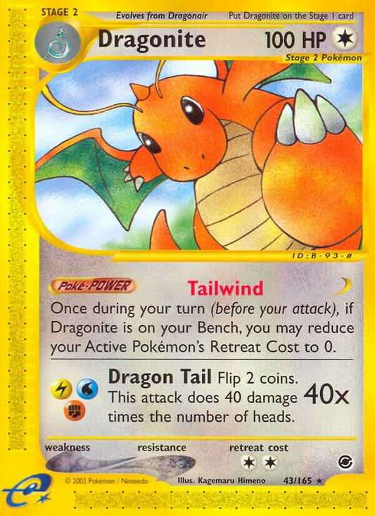 Dragonite - 043/165 - Rare - NM
