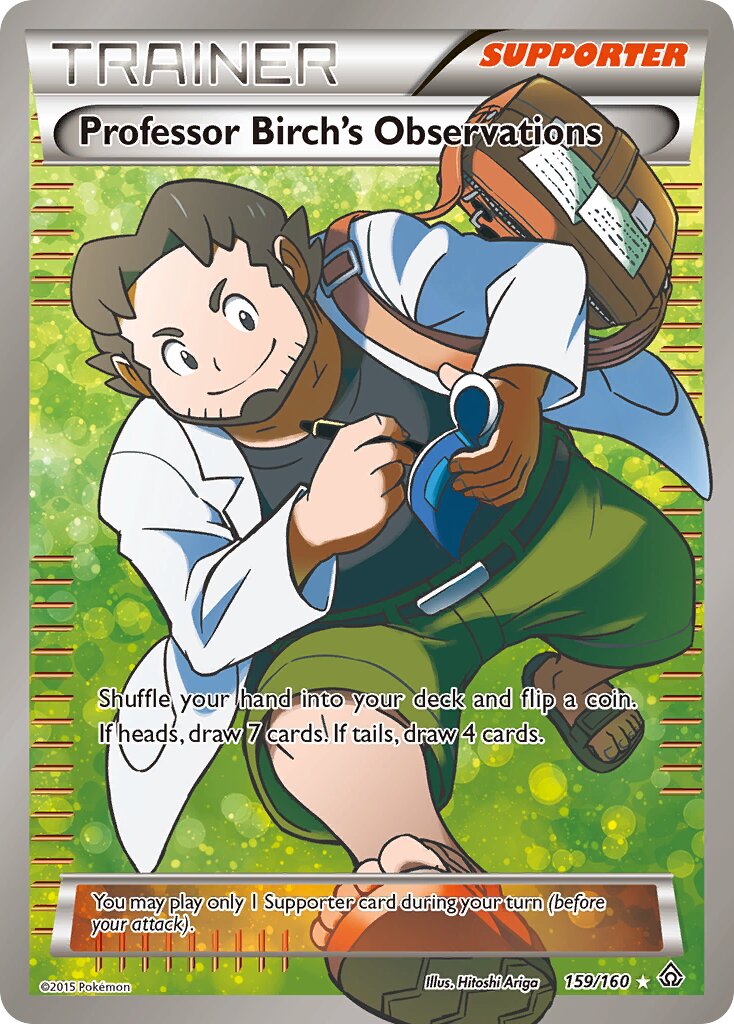 Professor Birch's Observations - 159/160 - Ultra Rare - NM - Holofoil