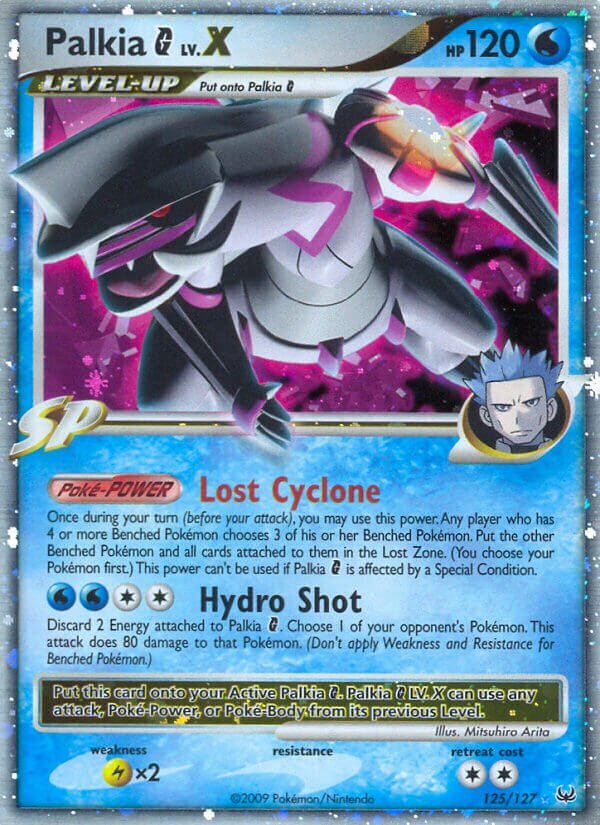 Palkia G LV.X - 125/127 - Rare Holo LV.X - NM - Holofoil