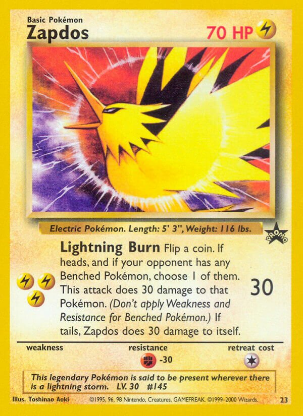 Zapdos - 23/53 - Promo - NM