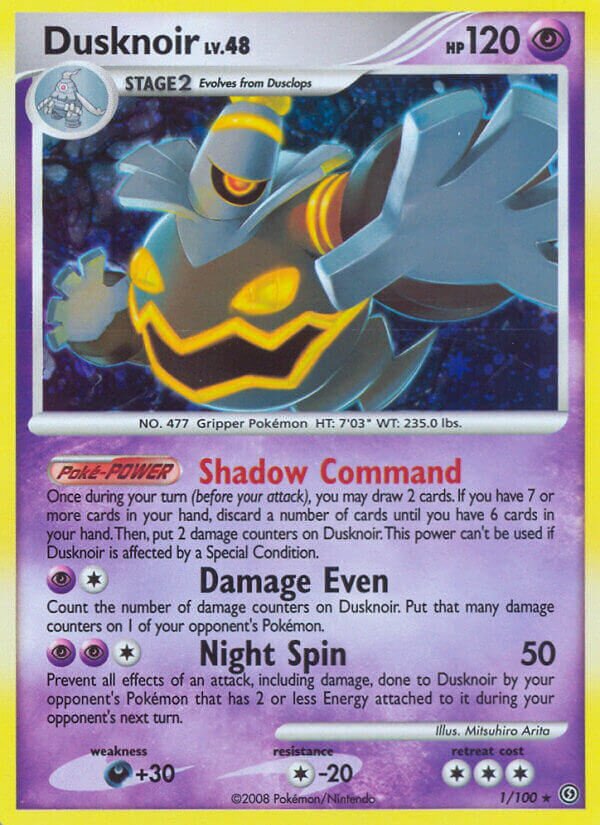 Dusknoir - 1/100 - Holo Rare - NM - Holofoil