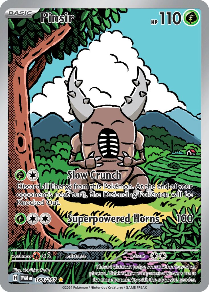 Pinsir - 168/167 - Illustration Rare - NM - Holofoil