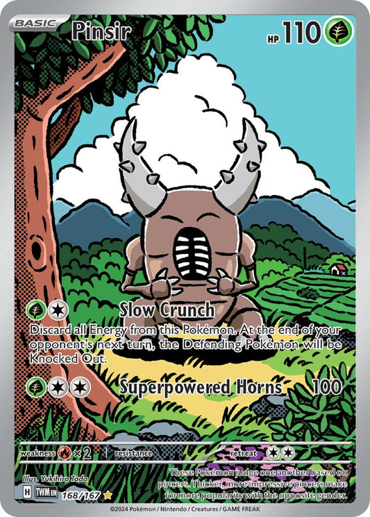 Pinsir - 168/167 - Illustration Rare - NM - Holofoil