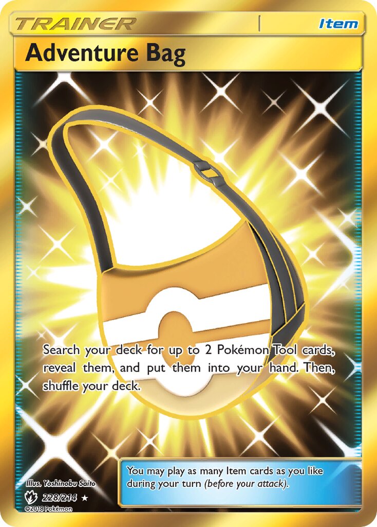 Adventure Bag - 228/214 - Rare Secret - NM - Holofoil