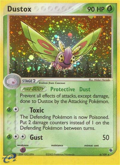 Dustox - 6/109 - Holo Rare - NM - Reverse Holofoil