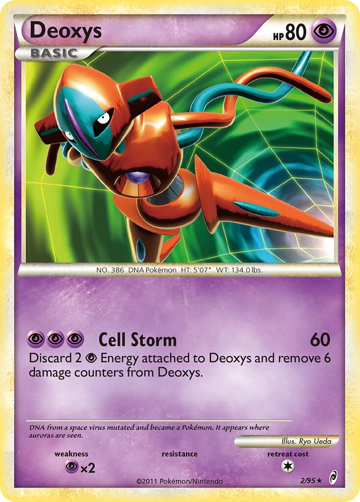 Deoxys - 2/95 - Holo Rare - NM - Reverse Holofoil