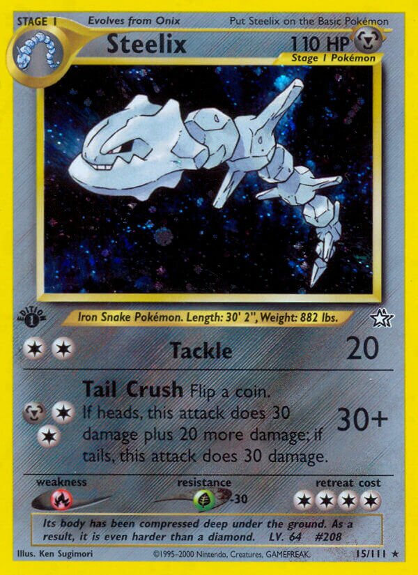 Steelix - 015/111 - Holo Rare - NM - Unlimited Holofoil