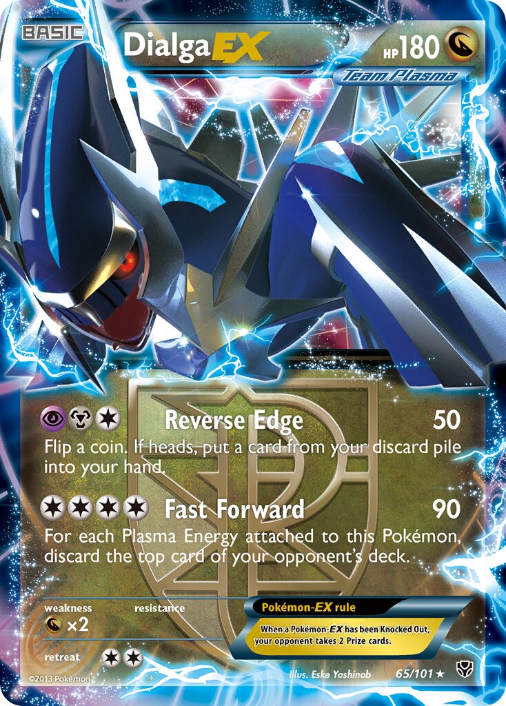Dialga EX - 65/101 - Rare Holo EX - NM - Holofoil