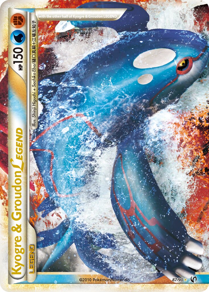 Kyogre & Groudon LEGEND - 87/90 - LEGEND - NM - Holofoil