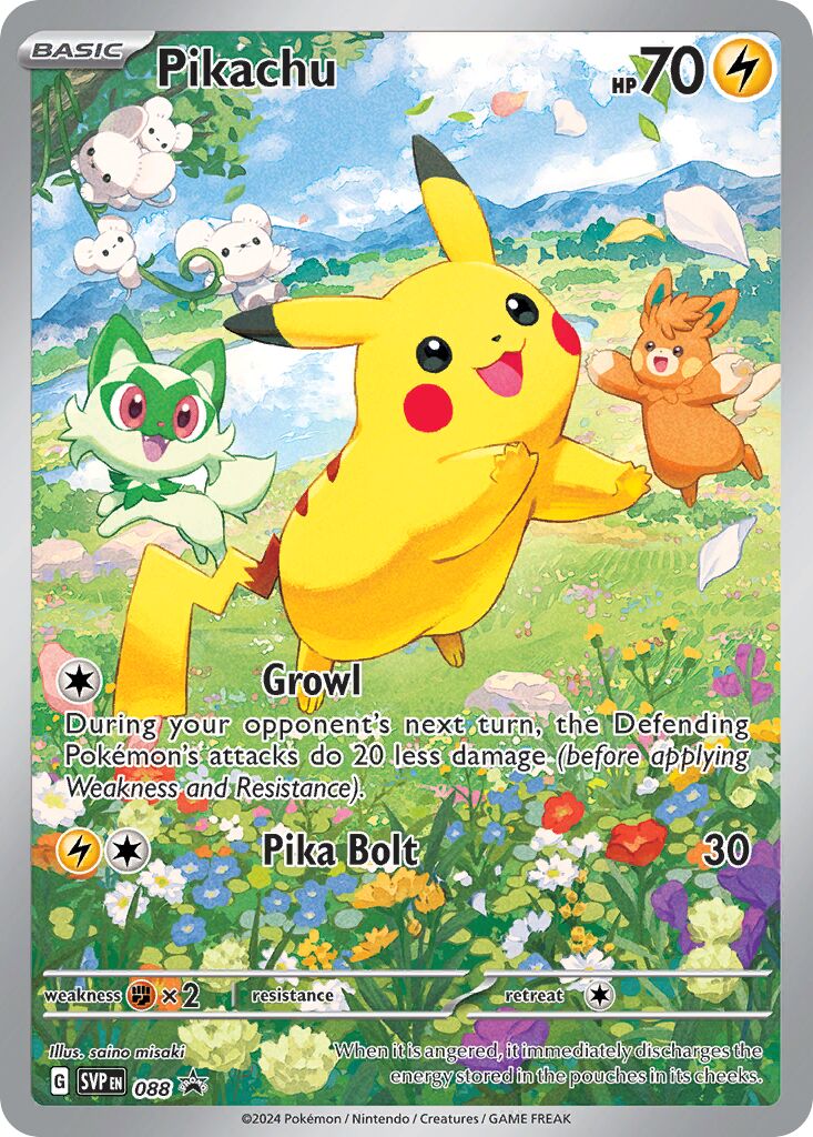 Pikachu - 088 - Promo - NM - Holofoil