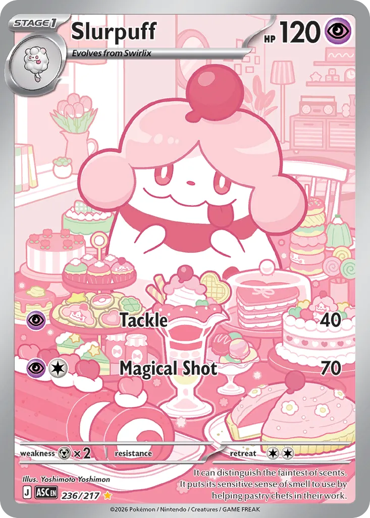 Slurpuff - 236/217 - Illustration Rare - NM - Holofoil