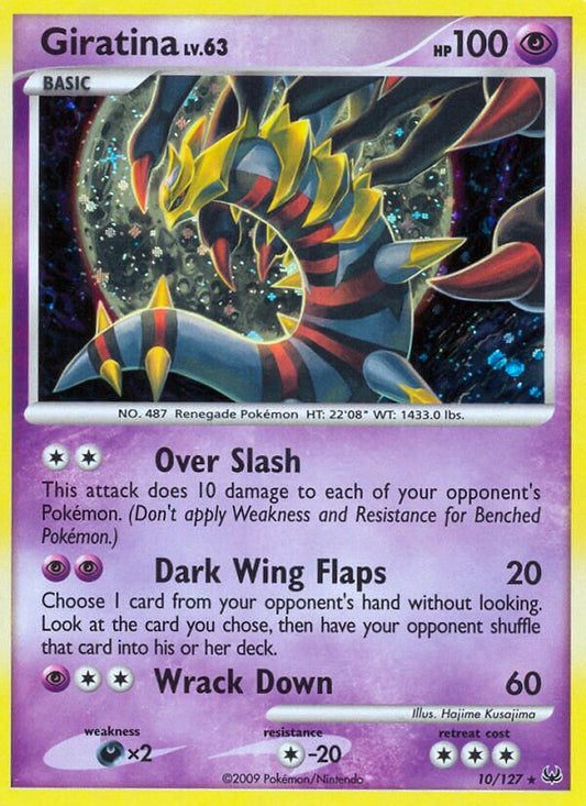 Giratina - 10/127 - Holo Rare - NM - Holofoil