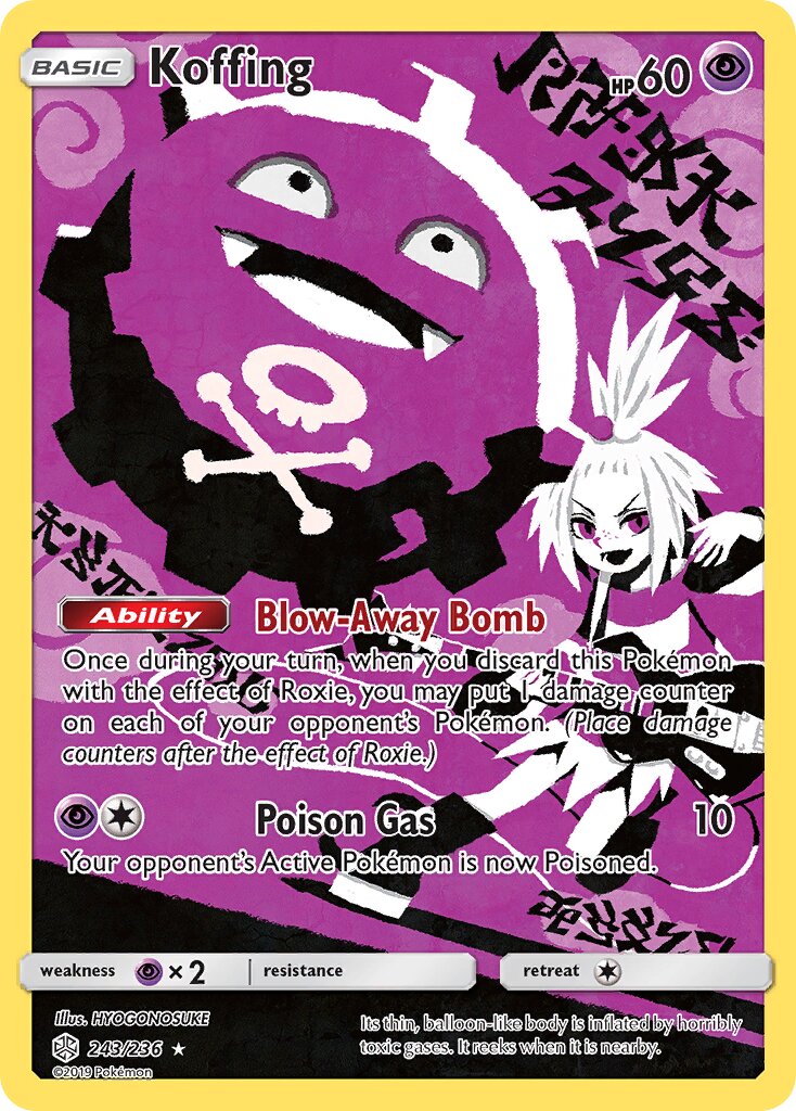 Koffing - 243/236 - Rare Secret - NM - Holofoil