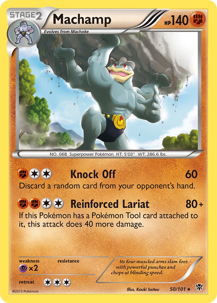 Machamp - 50/101 - Rare - NM - Reverse Holofoil