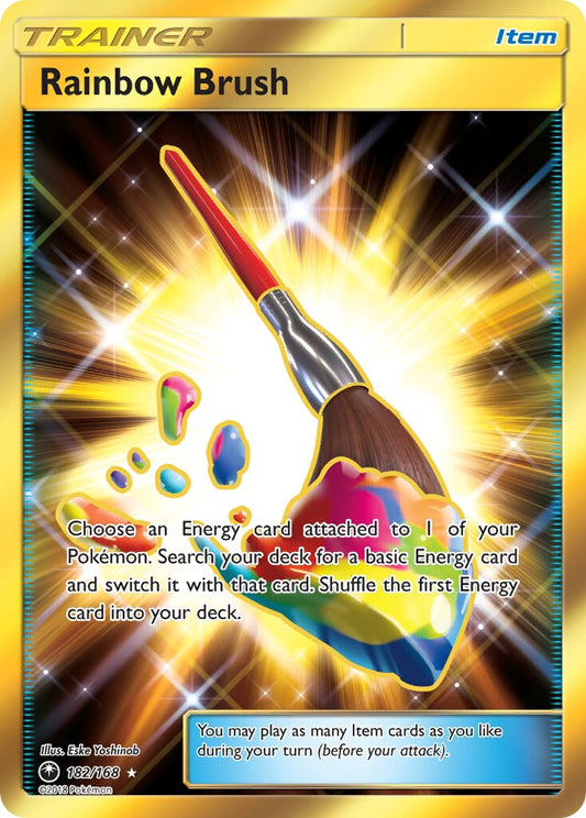 Rainbow Brush - 182/168 - Rare Secret - NM - Holofoil