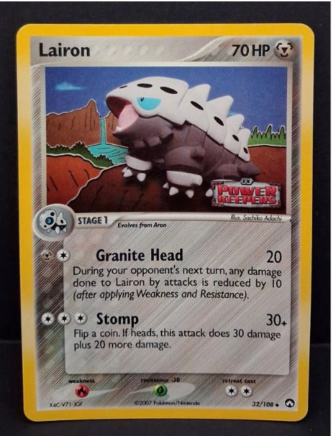 Lairon - 32/108 - Uncommon - NM - Reverse Holofoil Stamped