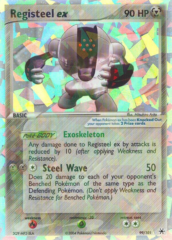 Registeel ex - 99/101 - Rare Holo ex - NM - Holofoil