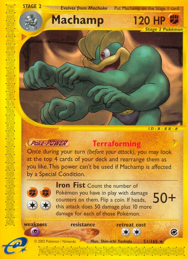 Machamp - 051/165 - Rare - NM - Reverse Holofoil