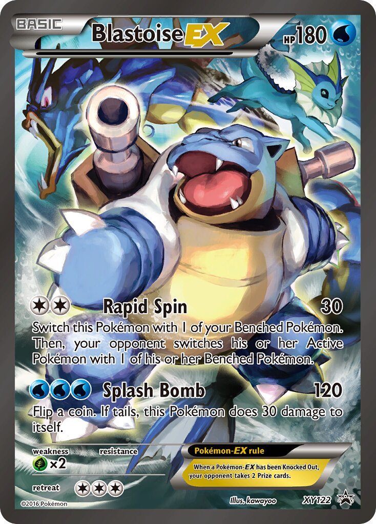 Blastoise EX - XY122 - Promo - NM - Holofoil