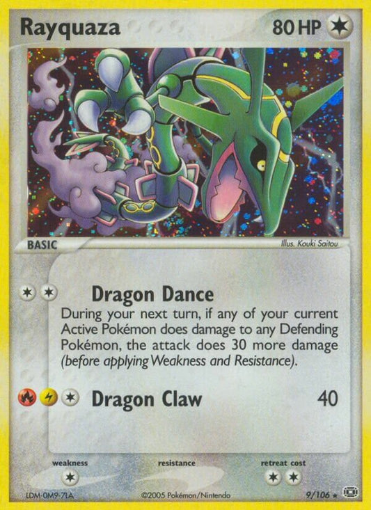Rayquaza - 9/106 - Holo Rare - NM - Holofoil